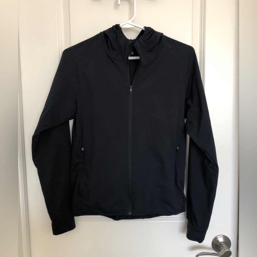 Uniqlo UPF 50+ Black Lightweight UV Sun Hoodie